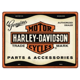 TIN SIGN 30x40 HARLEY-DAVIDSON PARTS