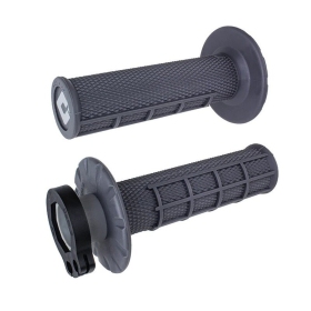 ODI Emig V2 Lock-on Grips Half Waffle rankenėlės pilkos