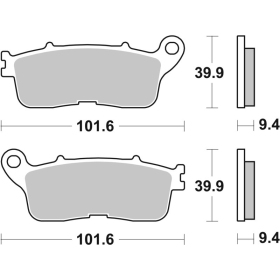 Sbs Brakepads 892LS Sintered Honda VFR