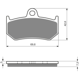 GOLDFREN Brake Pads 235 S3 MV AGUSTA