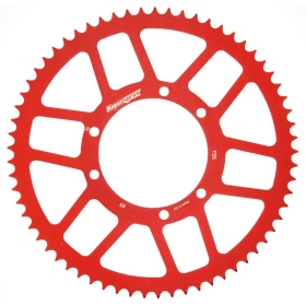 Supersprox Rear Sprocket, Red, 65 teeth