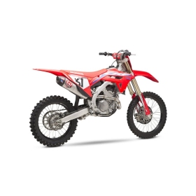 YOSHIMURA RS-12 Signature Series Full Exhaust System Titanium/Titanium/Carbon - Honda CRF250R 2022-2024