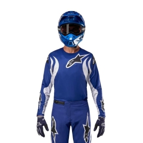 Alpinestars marškinėliai Fluid Lucent Mėlyna/Balta