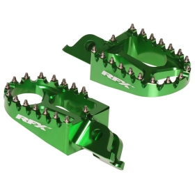 RFX Pro Footrests KAWASAKI KX 250-450cc 2006-2024 Green