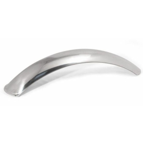 LSL Clubman Front Fender Polished Aluminium 17 Universal