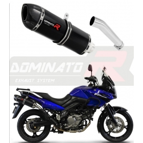 Exhaust silencer Dominator HP1 BLACK SUZUKI DL 650 V-STROM 2004-2006