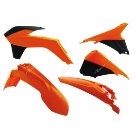 RACETECH Plastic Kit (2014) KTM EXC/EXC-F 125 Orange/ Black