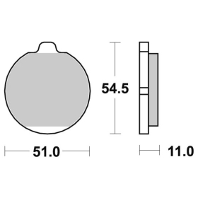 Sbs Brakepads 530HF Ceramic KAWASAKI