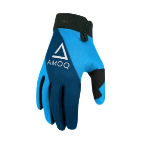 AMOQ Airline Mesh Textile Gloves Navy / Sky Blue