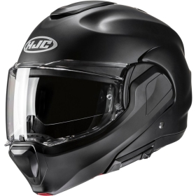 HJC F100 Solid Flip-Up Helmet Matt Black