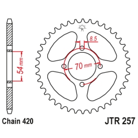 Supersprox / JT Rear sprocket 257.42 42t 