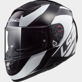 Helmet LS2 FF397 TRIDENT Wavy black titanium white