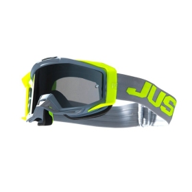 Just1 Iris 2.0 Goggle Grey - Yellow Fluo Mirror Silver Lens 