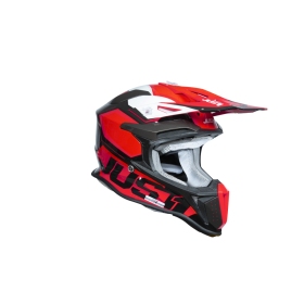 Helmet Just1 J18 F Hexa White/Fluo Red/Black 