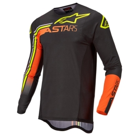 Alpinestars marškinėliai Supertech Blaze Juoda/Oranžinė/Geltona