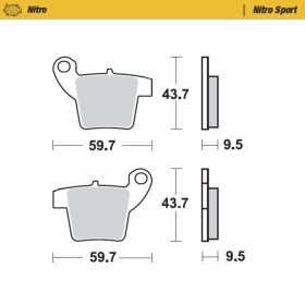 Moto-Master Brakepads Ktm/ Husqvarna