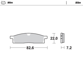 Moto-Master Brakepads Yamaha