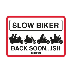 Metalinė lentelė Oxford Slow Biker Back Soon