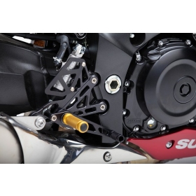 LSL Standard Rearset Black SUZUKI GSX-S 1000cc 2016-2021