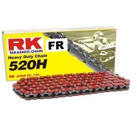 Chain RK 520H 120 links Red 