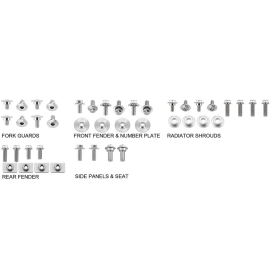 Sixty5 Body Panel Hardware Pack HONDA CRF 250-450 09-13