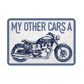 Oxford Garage Metal Sign: My Other Cars A