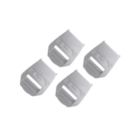 TCX Comp Evo/Pro 2.1/Pro 1.1/X-Mud white PU Buckle Receivers 