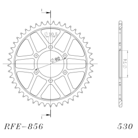 Supersprox / JT Rear sprocket 856.45