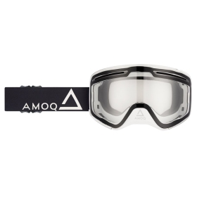 AMOQ Vision Vent+ Magnetic Motocross / Snow Goggles Black / White Light Sensitive (Photochromic Lens)