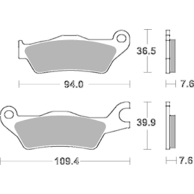 Sbs Brakepads 951HS Sintered SUZUKI