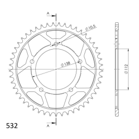 Supersprox Rear sprocket 1873.48 48t