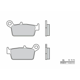 BREMBO Scooter Carbon Ceramic Brake pads BENELLI / HYOSUNG / ITALJET 50-1130cc 1987-2016