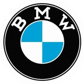 Round Tin Sign BMW Ø35cm