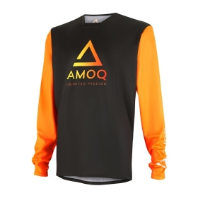 AMOQ Ascent Comp Off Road Shirt Black / Orange