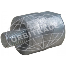 Orbitrade zinc anode Yanmar 2GM, 3GM, 3HM, 3QM