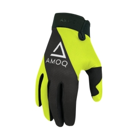 AMOQ Airline Mesh Textile Gloves Black / HiVis