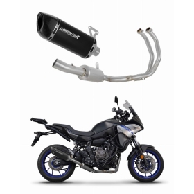 Yamaha Tracer 7 / GT 2020 - 2024 Full Exhaust System Collector Silencer HP6 BLACK + dB killer