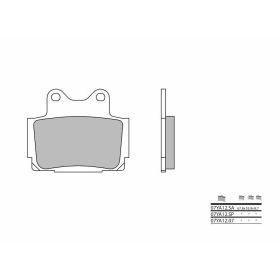 BREMBO Street Sintered Metal Brake pads ​​​​​​​YAMAHA RD / SRX / TZR 125-600cc 1985-1992