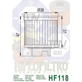 Oil filter HIFLO HF118 HONDA ATC/ TRX/ CB 50-125cc 1986-2004