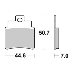 Sbs Brakepads 775SI Sintered Offroad ARCTIC CAT / KYMCO