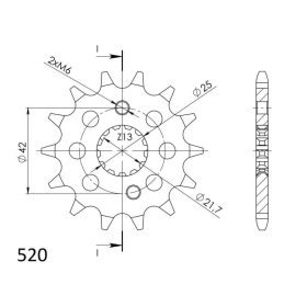 Supersprox / JT Front sprocket 436.14