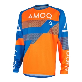 AMOQ Ascent Strive V2 Off Road Shirt Orange / Blue