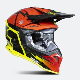 Helmet Just1 J39 Poseidon Fluo Yellow/Red/Black 