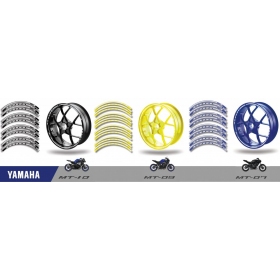 Wheels / Rim stickers BAGOROS YAMAHA MT-10 / MT-09 / MT-07 R17