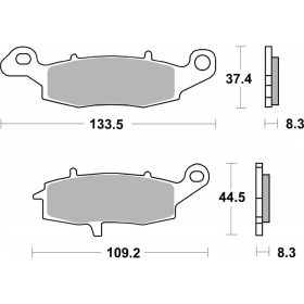   Brembo Brakepads Carbon-Ceramic KAWASAKI