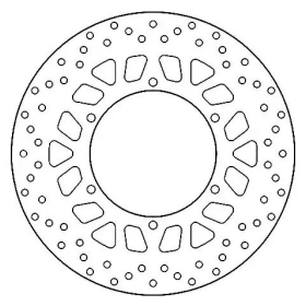 Brembo Serie Oro front brake disc Yamaha SR 400