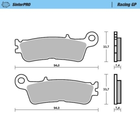 Moto-Master Brakepads  Fantic/ Yamaha