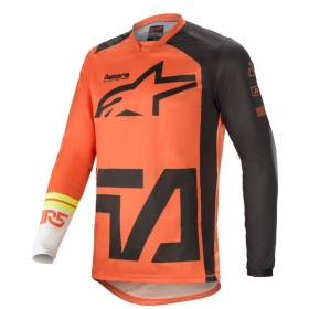 Alpinestars Racer marškinėliai Compass Oranžinė/pilka/balta