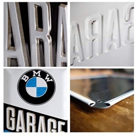 Metal tin sign BMW GARAGE 30x40