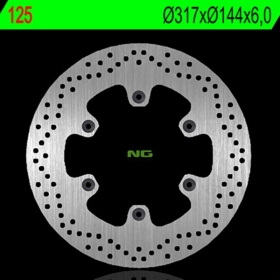 NG BRAKES 125 Round Fixed Brake Disc GAS GAS / HONDA / HUSQVARNA / KTM / TRIUMPH 